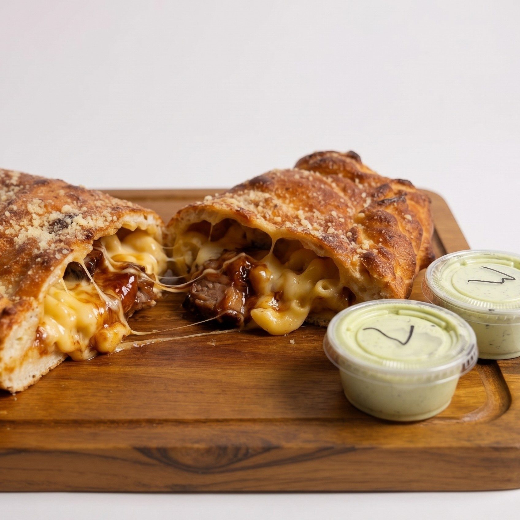 🥩 Brisket Mac Calzone.