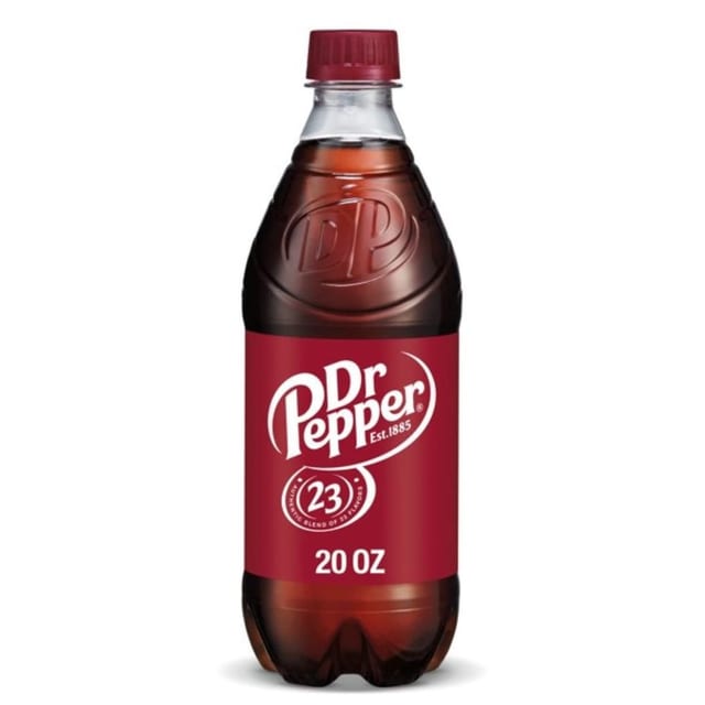 20 oz - Dr Pepper.