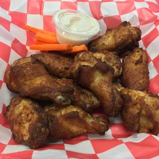 WINGS Plain (no sauce)