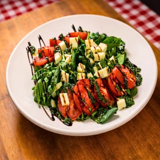 LARGE Spinach Caprese Salad